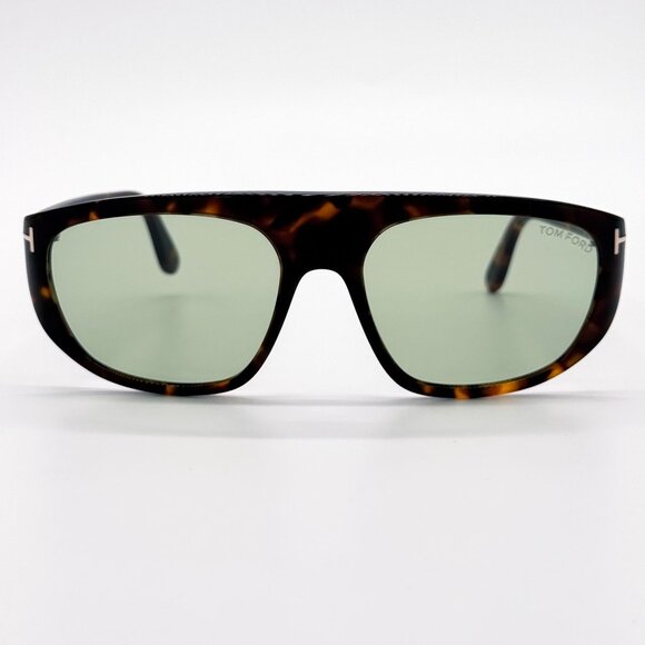 NEW TOM FORD TF1002 52N SUNGLASSES FT1002/S 52N UNISEX HAVANA EYEWEAR - Picture 3 of 9